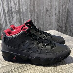 Nike Air Jordan 9 Low Golf Shoes Men 8.5 Black Dark Grey FJ5934-002 Sneakers NEW